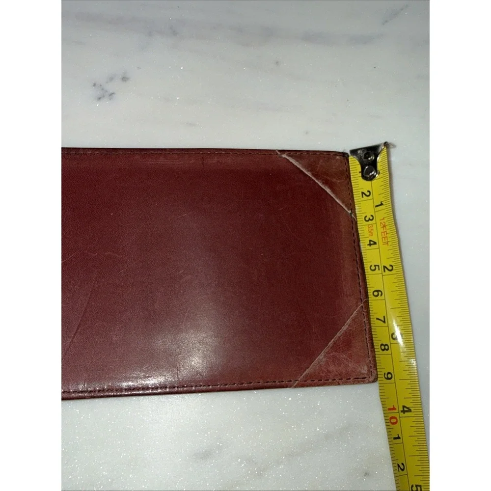 Carlo Amboldi Calfskin Leather Brown‎ Wallet 6x3.5